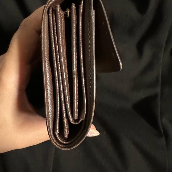 LOUIS VUITTON Portefeuille Alexandra Damier Ebene Tri-fold Wallet - Picture 14 of 17